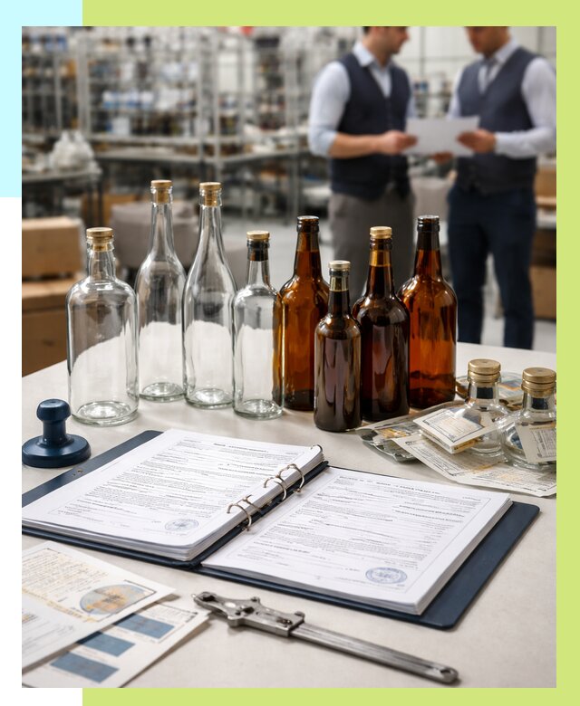 Сертификация стеклянных бутылок в Шуе от 25700 р. | Алешин-Шуя