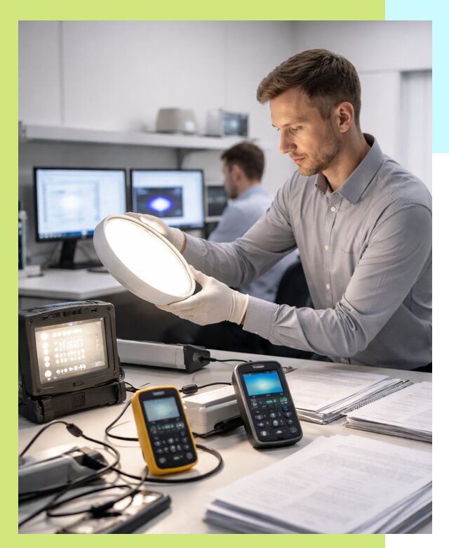 Сертификация светильников в Шуе: испытания и оформление