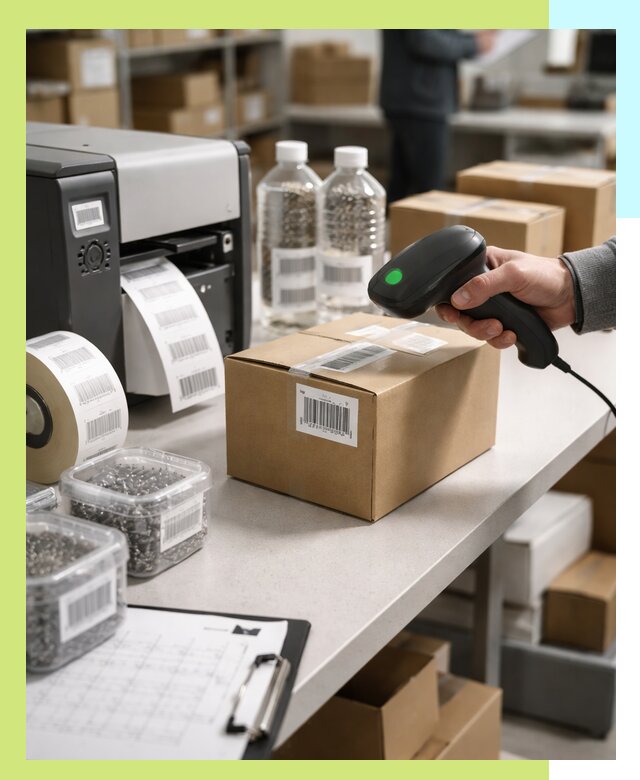 Штрихкодирование продукции и маркировка для продажи в Шуе