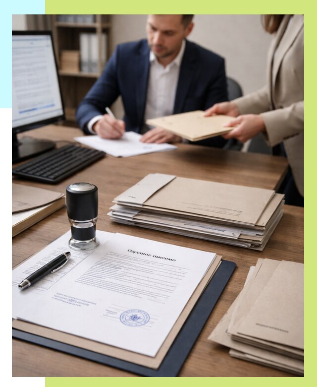 Отказное письмо для таможни в Шуе от 3084 р, Алешин-Шуя