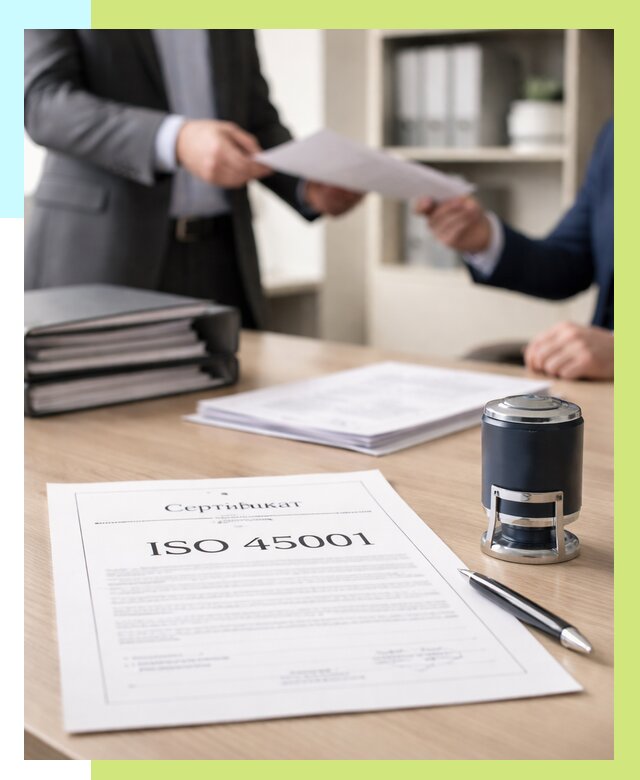 Сертификат ISO 45001 в Шуе под ключ от 46260 р. | Алешин-Шуя