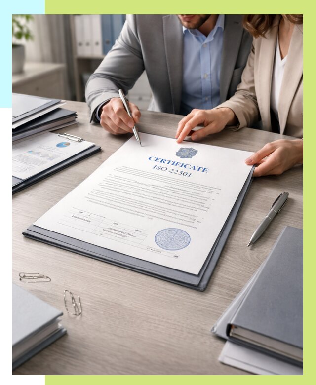 Сертификат ISO 22301 в Шуе от 46260 р. | Алешин-Шуя срочно