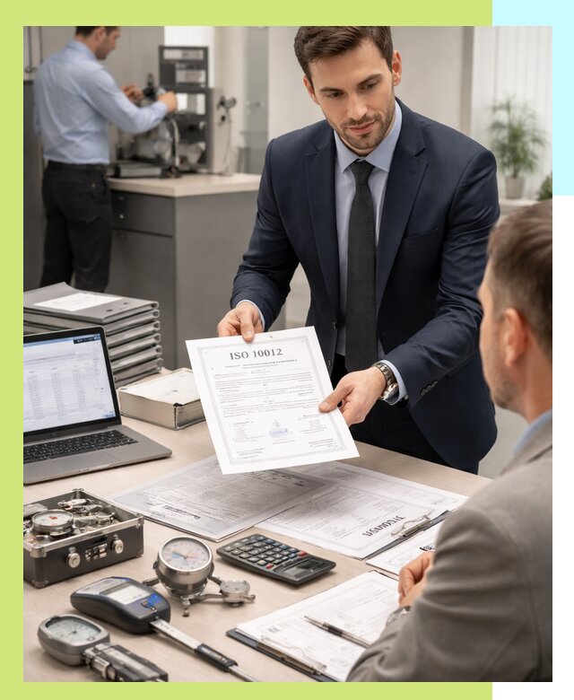 Выдача сертификата ISO 10012 по требованиям метрологии в Шуе